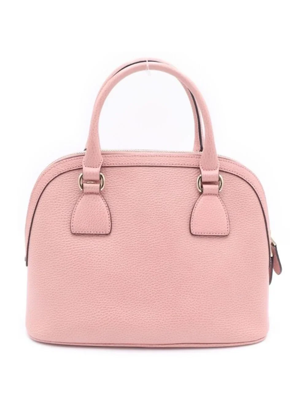Gucci Interlocking 2-Way Shoulder Handbag Pink Leather Gold - Picture 2 of 7